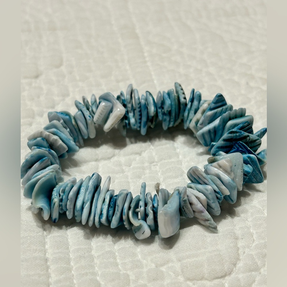 Blue Shell Bracelet